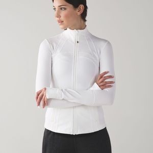 Lululemon define jacket in white size 2
